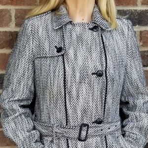 Banana Republic tweed short winter coat